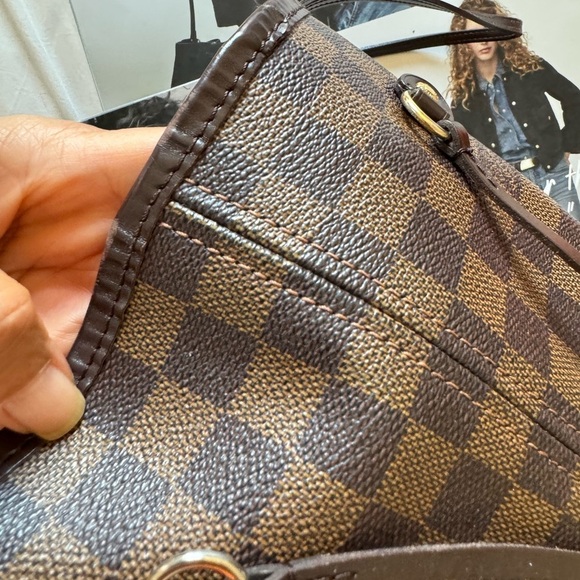 💯💯% AUTHENTIC Louis Vuitton Damier Ebene Neo Neverfull MM - Picture 9 of 17